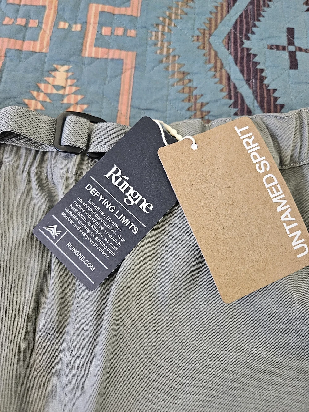 Men's Rungne Highballer Shorts. NWT. Labeled As Climbing Shorts.